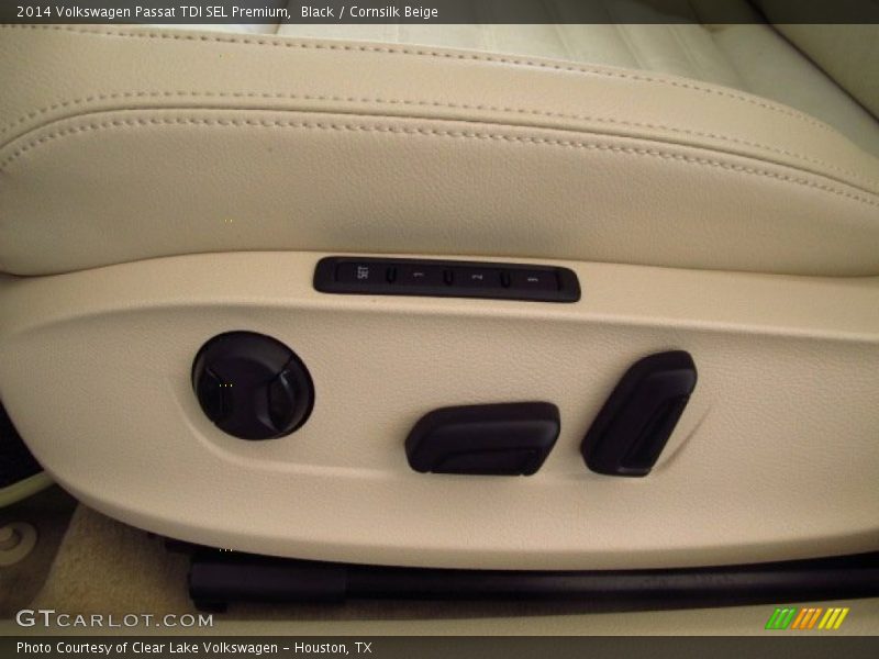 Black / Cornsilk Beige 2014 Volkswagen Passat TDI SEL Premium
