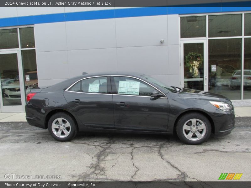 Ashen Gray Metallic / Jet Black 2014 Chevrolet Malibu LT