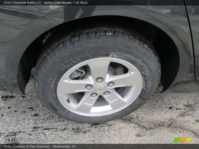 Ashen Gray Metallic / Jet Black 2014 Chevrolet Malibu LT