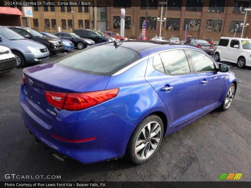  2014 Optima SX Turbo Corsa Blue