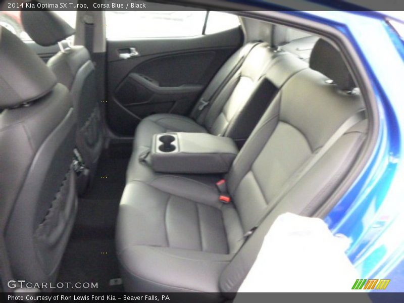 Corsa Blue / Black 2014 Kia Optima SX Turbo