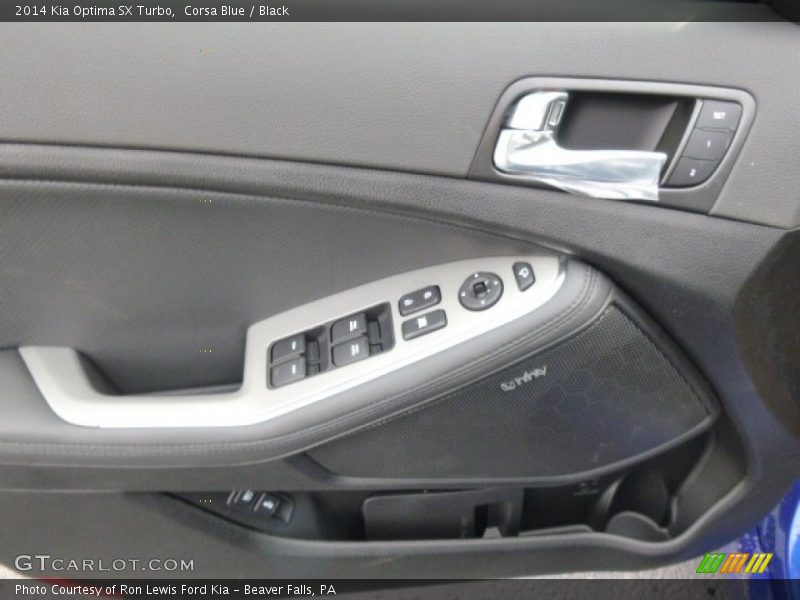 Corsa Blue / Black 2014 Kia Optima SX Turbo