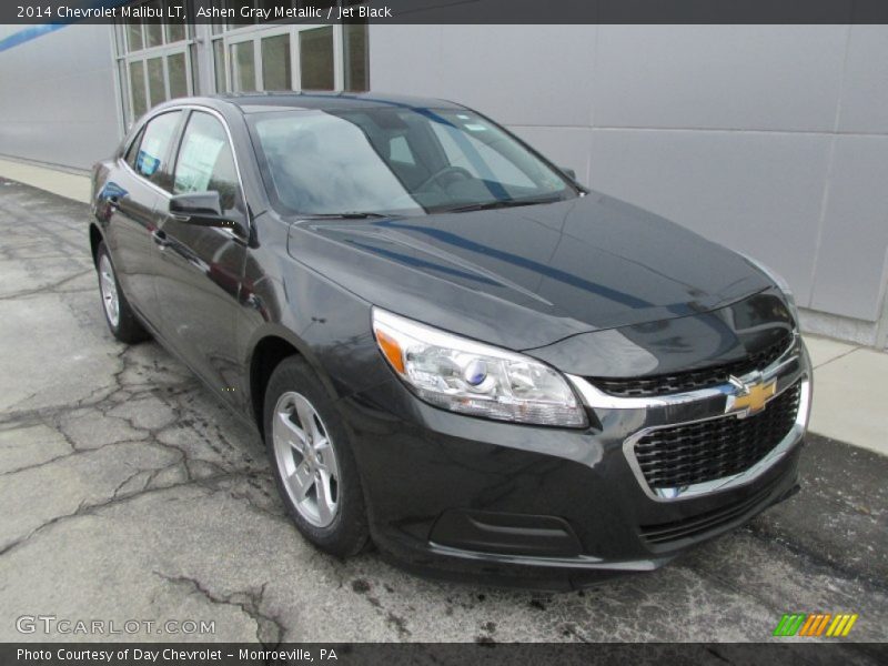 Ashen Gray Metallic / Jet Black 2014 Chevrolet Malibu LT