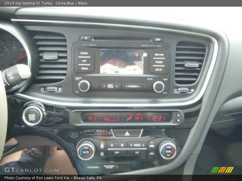 Corsa Blue / Black 2014 Kia Optima SX Turbo