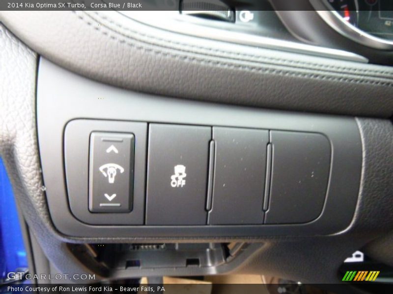 Corsa Blue / Black 2014 Kia Optima SX Turbo