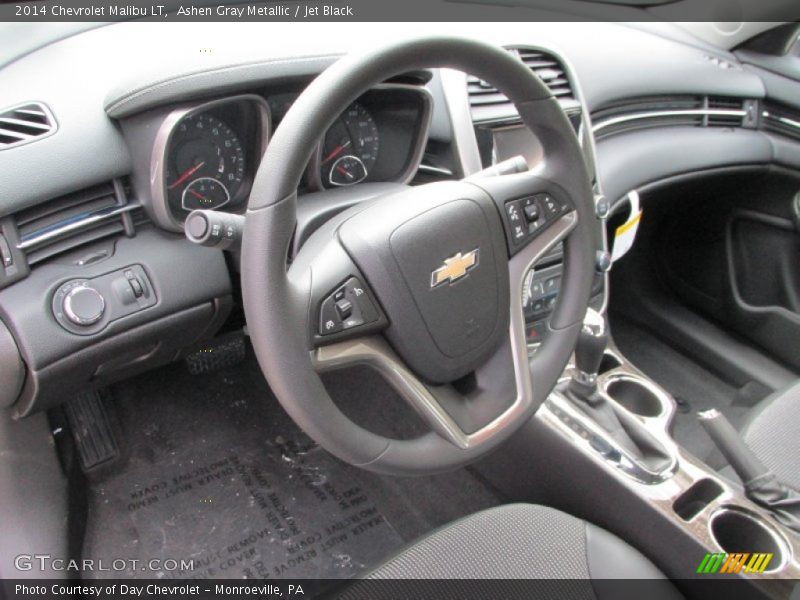 Ashen Gray Metallic / Jet Black 2014 Chevrolet Malibu LT