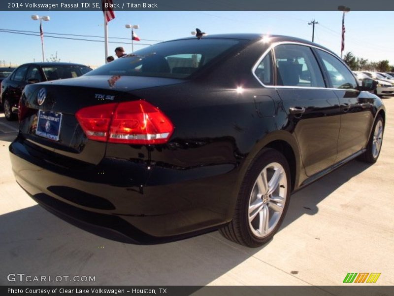 Black / Titan Black 2014 Volkswagen Passat TDI SE