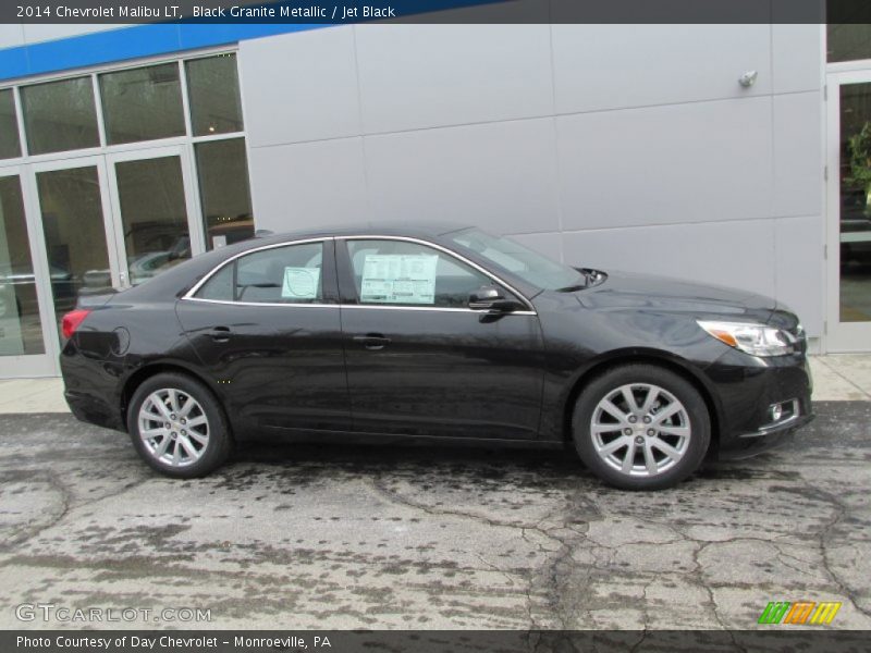 Black Granite Metallic / Jet Black 2014 Chevrolet Malibu LT