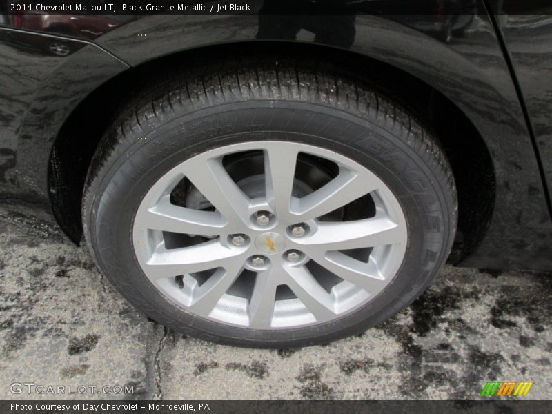 Black Granite Metallic / Jet Black 2014 Chevrolet Malibu LT