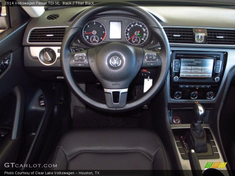 Black / Titan Black 2014 Volkswagen Passat TDI SE