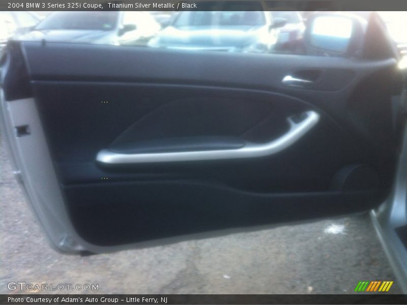 Titanium Silver Metallic / Black 2004 BMW 3 Series 325i Coupe