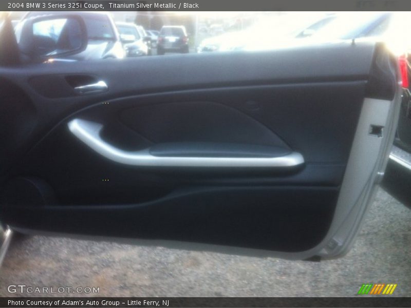 Titanium Silver Metallic / Black 2004 BMW 3 Series 325i Coupe
