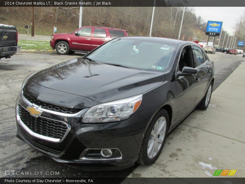 Black Granite Metallic / Jet Black 2014 Chevrolet Malibu LT