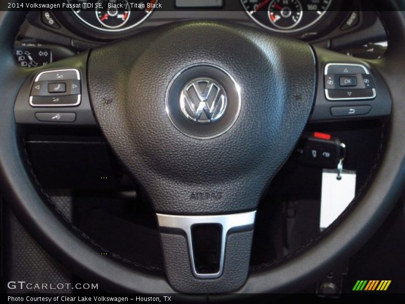 Black / Titan Black 2014 Volkswagen Passat TDI SE
