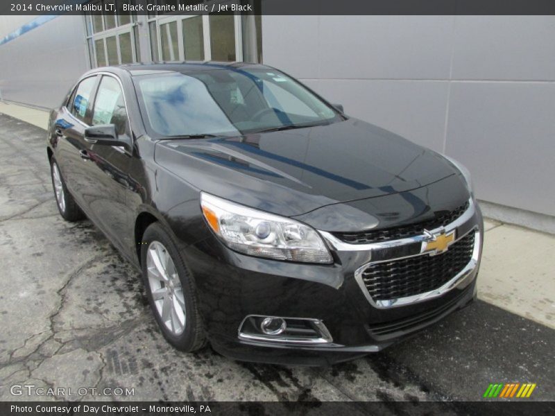 Black Granite Metallic / Jet Black 2014 Chevrolet Malibu LT