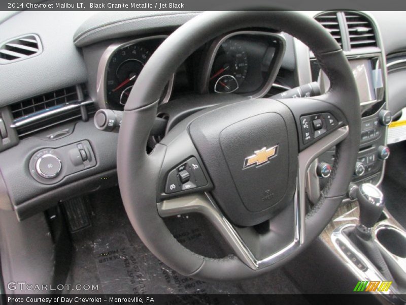 Black Granite Metallic / Jet Black 2014 Chevrolet Malibu LT