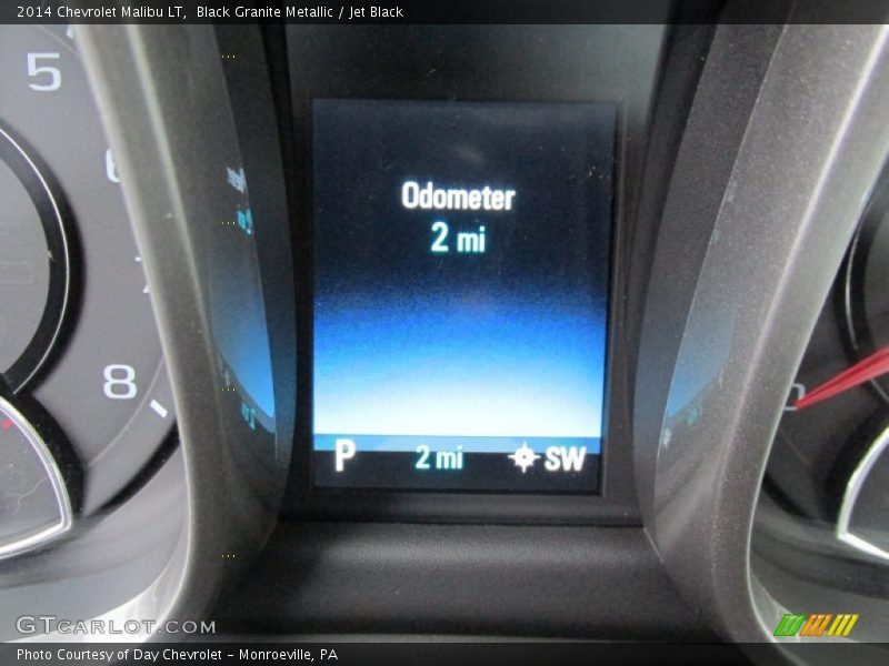 Black Granite Metallic / Jet Black 2014 Chevrolet Malibu LT