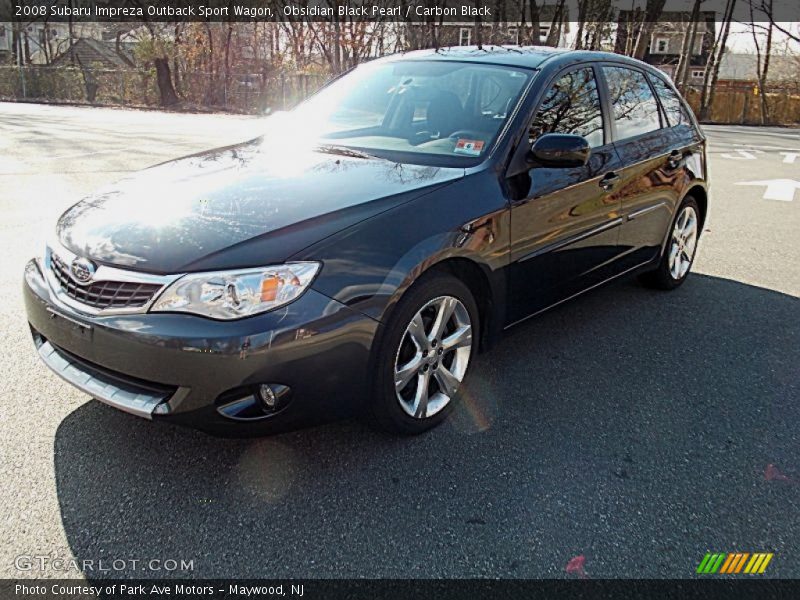 Obsidian Black Pearl / Carbon Black 2008 Subaru Impreza Outback Sport Wagon