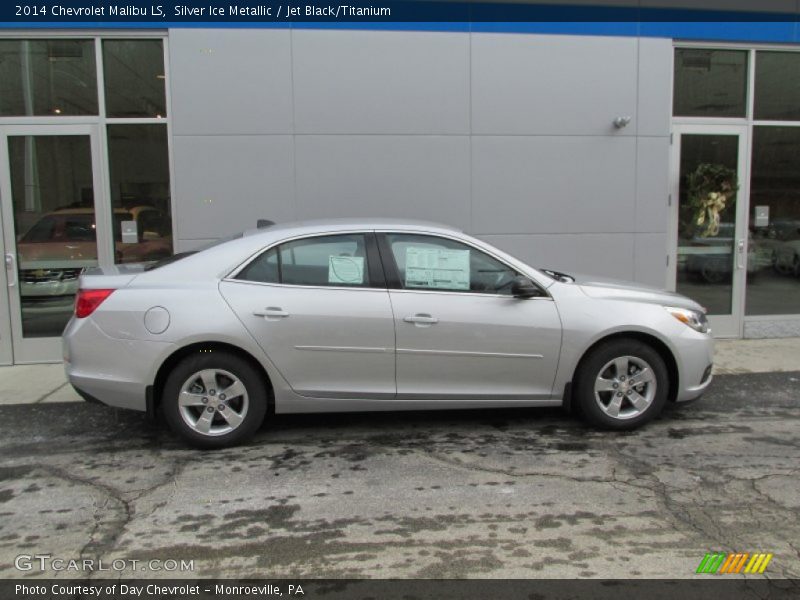 Silver Ice Metallic / Jet Black/Titanium 2014 Chevrolet Malibu LS