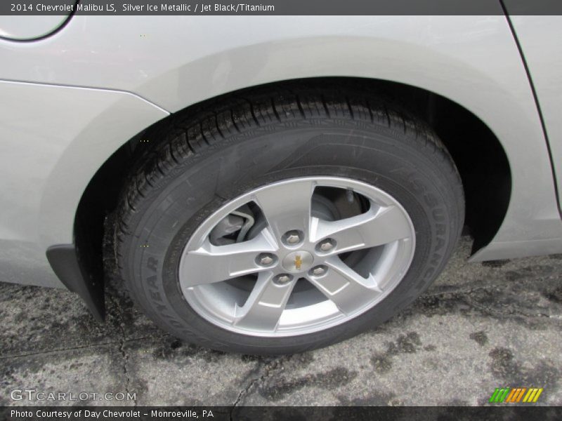 Silver Ice Metallic / Jet Black/Titanium 2014 Chevrolet Malibu LS