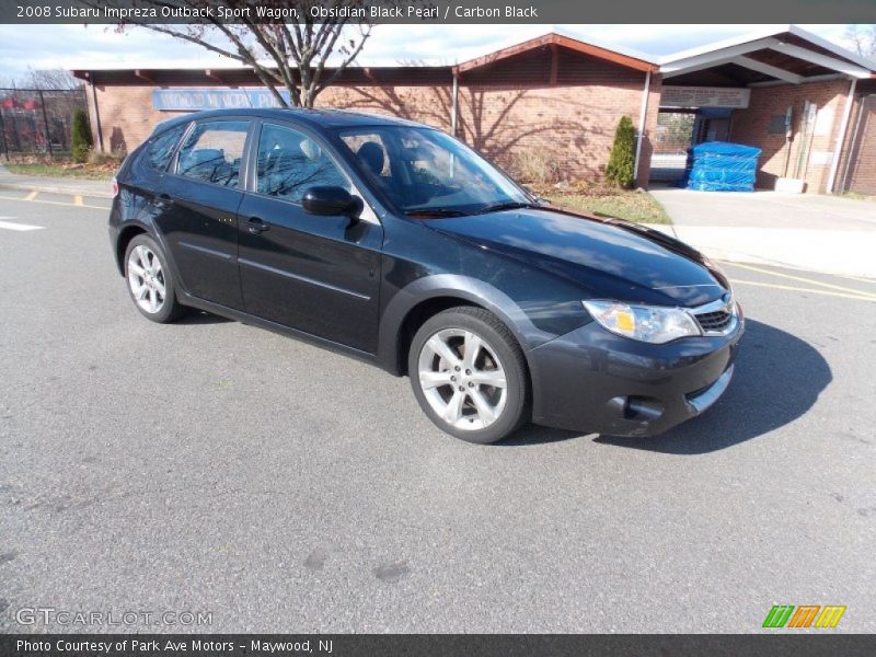 Obsidian Black Pearl / Carbon Black 2008 Subaru Impreza Outback Sport Wagon