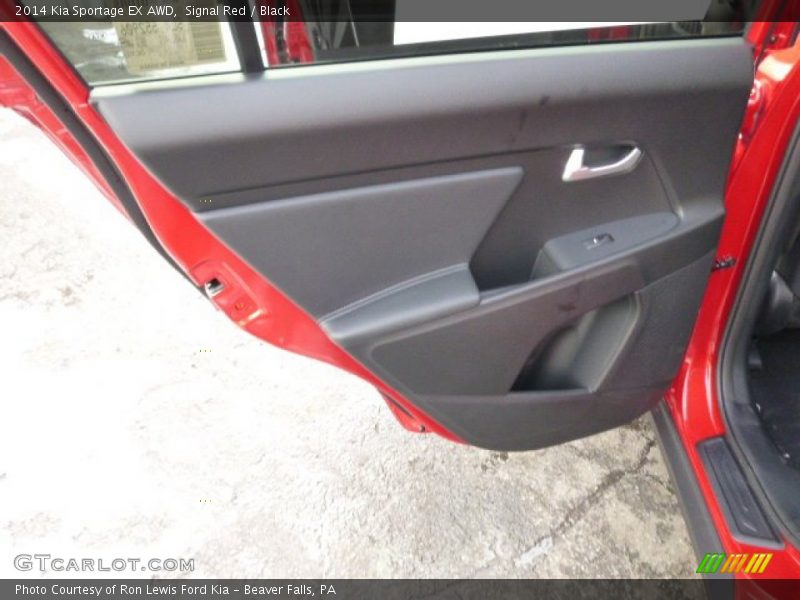 Signal Red / Black 2014 Kia Sportage EX AWD