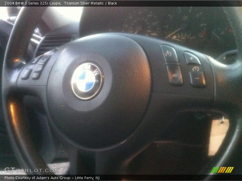 Titanium Silver Metallic / Black 2004 BMW 3 Series 325i Coupe