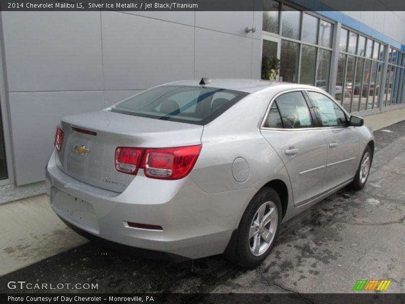 Silver Ice Metallic / Jet Black/Titanium 2014 Chevrolet Malibu LS