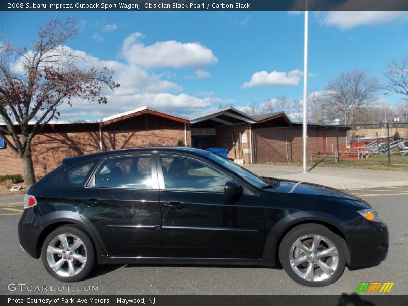 Obsidian Black Pearl / Carbon Black 2008 Subaru Impreza Outback Sport Wagon