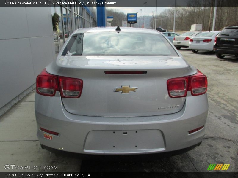 Silver Ice Metallic / Jet Black/Titanium 2014 Chevrolet Malibu LS