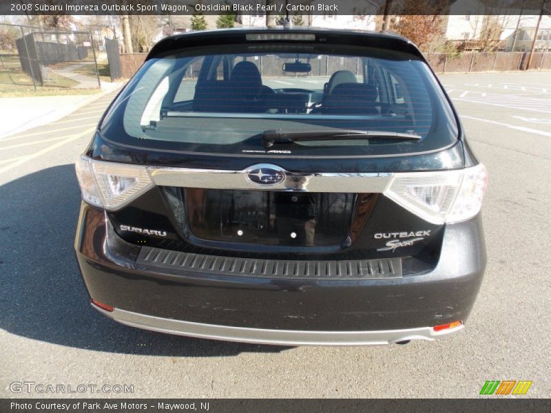 Obsidian Black Pearl / Carbon Black 2008 Subaru Impreza Outback Sport Wagon