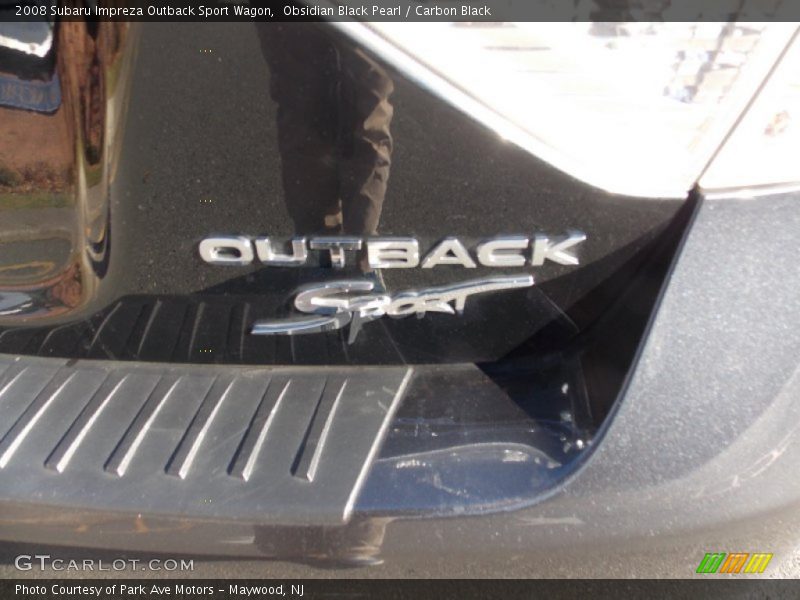 Obsidian Black Pearl / Carbon Black 2008 Subaru Impreza Outback Sport Wagon
