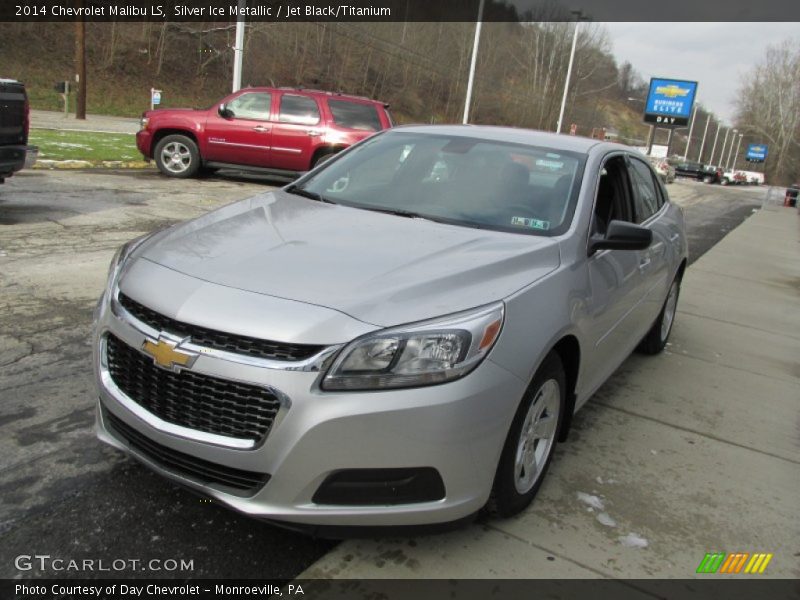Silver Ice Metallic / Jet Black/Titanium 2014 Chevrolet Malibu LS