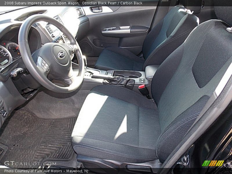 Obsidian Black Pearl / Carbon Black 2008 Subaru Impreza Outback Sport Wagon