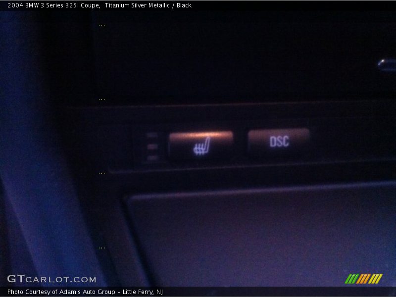 Titanium Silver Metallic / Black 2004 BMW 3 Series 325i Coupe