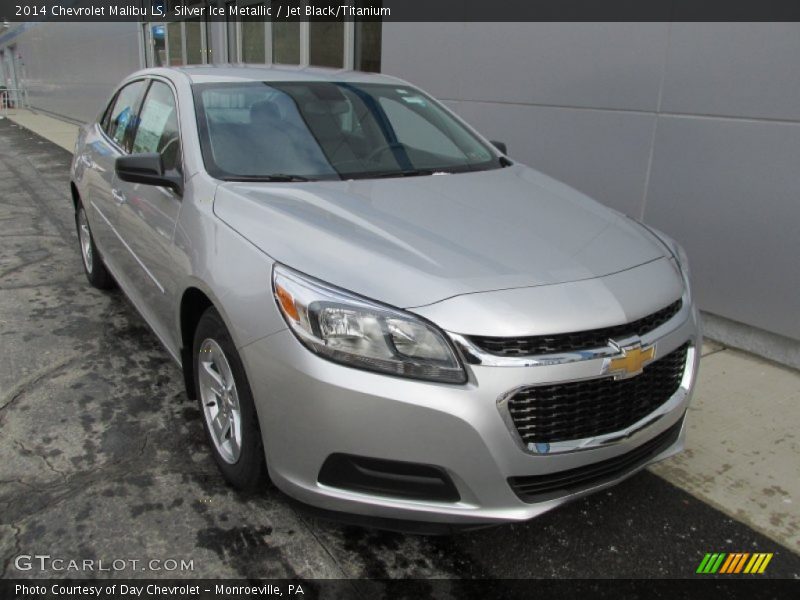 Silver Ice Metallic / Jet Black/Titanium 2014 Chevrolet Malibu LS