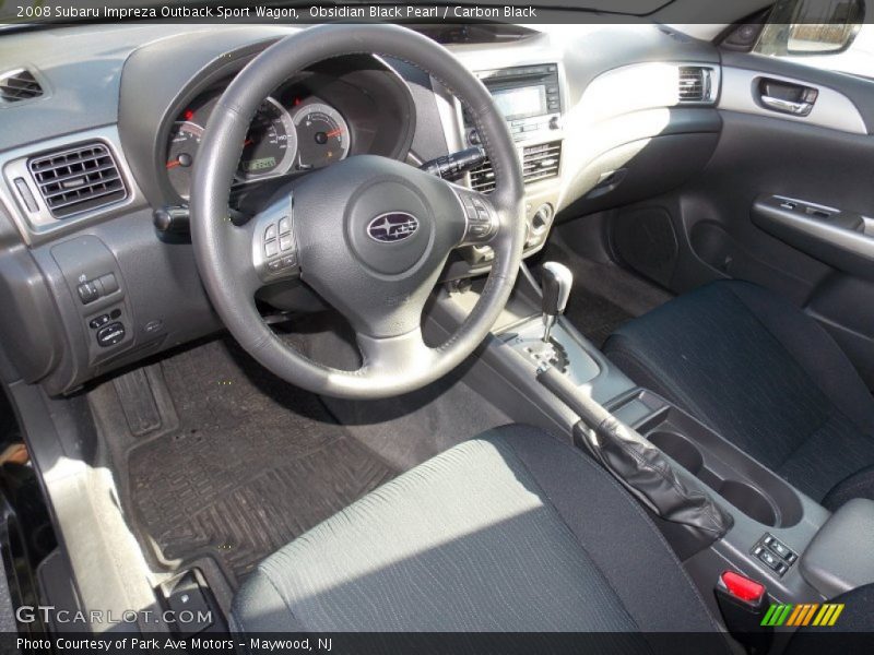 Obsidian Black Pearl / Carbon Black 2008 Subaru Impreza Outback Sport Wagon