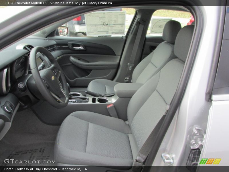 Silver Ice Metallic / Jet Black/Titanium 2014 Chevrolet Malibu LS