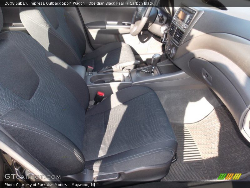 Obsidian Black Pearl / Carbon Black 2008 Subaru Impreza Outback Sport Wagon