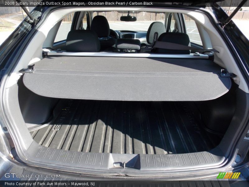 Obsidian Black Pearl / Carbon Black 2008 Subaru Impreza Outback Sport Wagon