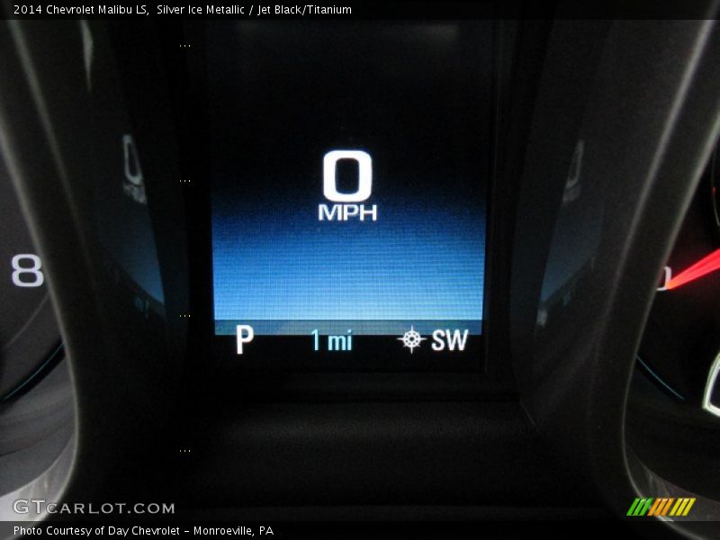 Silver Ice Metallic / Jet Black/Titanium 2014 Chevrolet Malibu LS