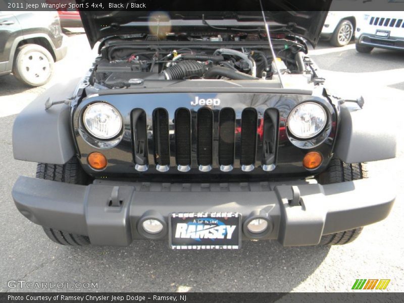 Black / Black 2011 Jeep Wrangler Sport S 4x4