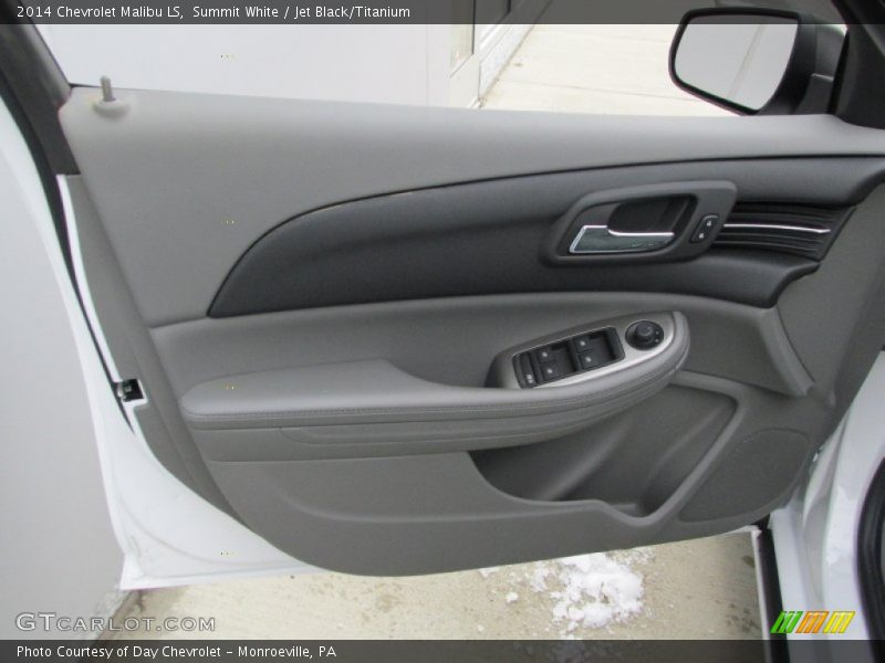 Summit White / Jet Black/Titanium 2014 Chevrolet Malibu LS