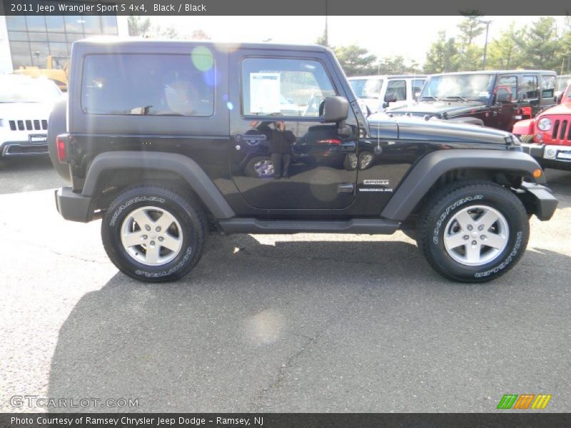 Black / Black 2011 Jeep Wrangler Sport S 4x4