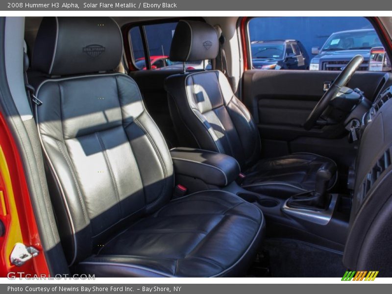 Solar Flare Metallic / Ebony Black 2008 Hummer H3 Alpha