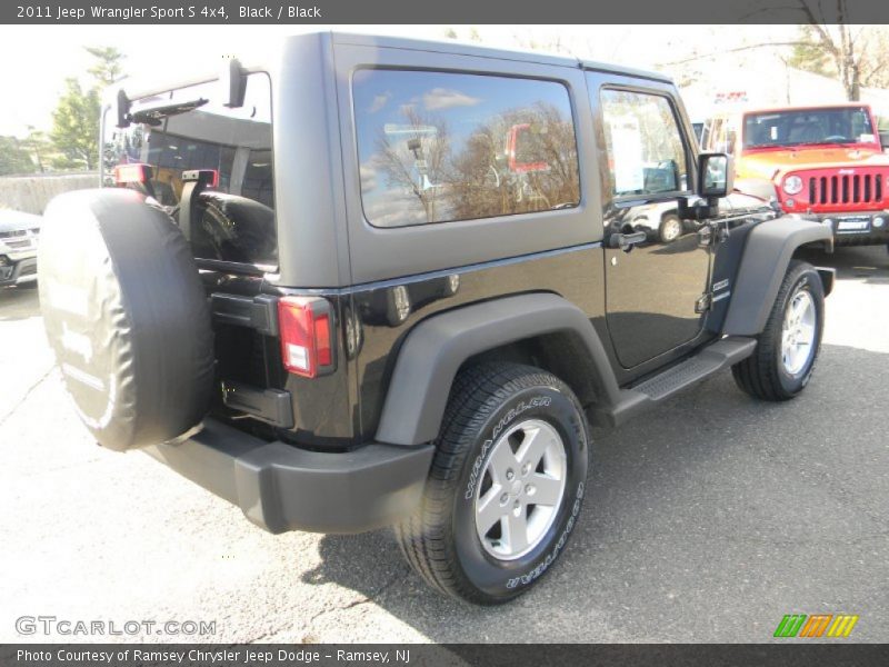 Black / Black 2011 Jeep Wrangler Sport S 4x4