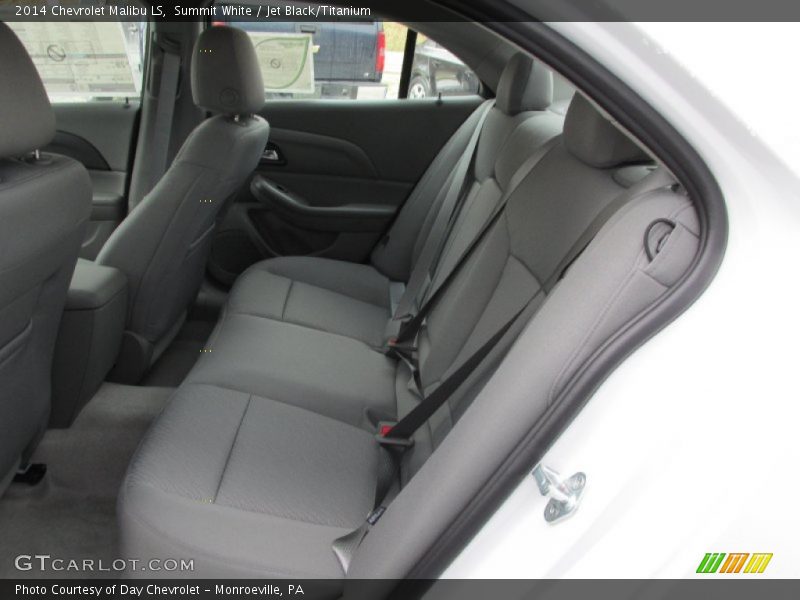 Summit White / Jet Black/Titanium 2014 Chevrolet Malibu LS
