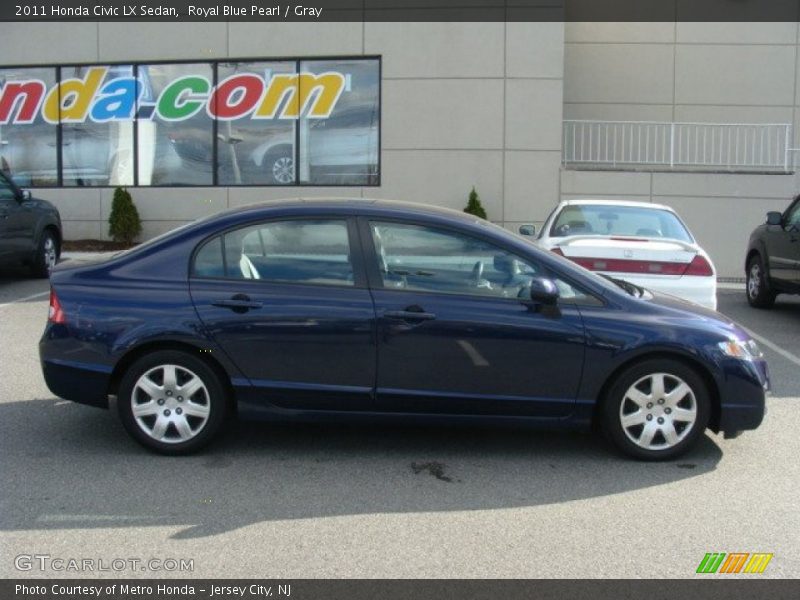 Royal Blue Pearl / Gray 2011 Honda Civic LX Sedan