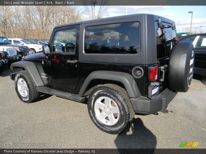 Black / Black 2011 Jeep Wrangler Sport S 4x4