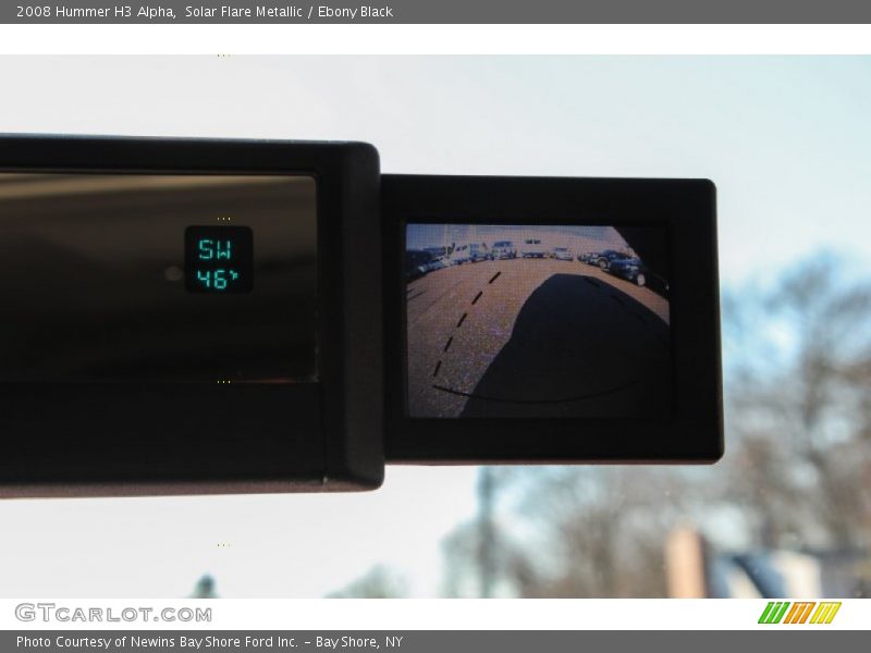 Solar Flare Metallic / Ebony Black 2008 Hummer H3 Alpha